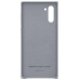 Nugarėlė N970 Samsung Galaxy Note 10 Leather Cover Grey